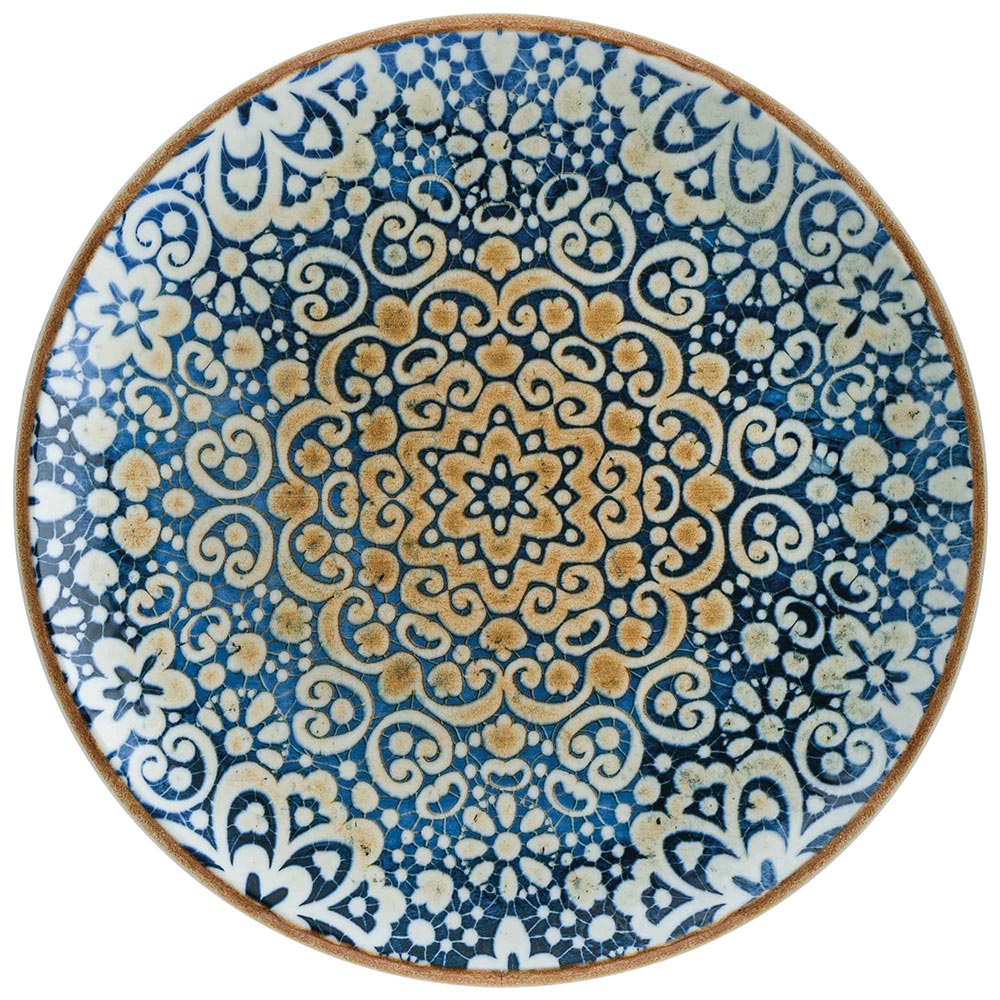 Round Coupe Plate - 210Mm, Alhambra from Bonna. Patterned, made out of Ceramic and sold in boxes of 12. Hospitality quality at wholesale price with The Flying Fork!