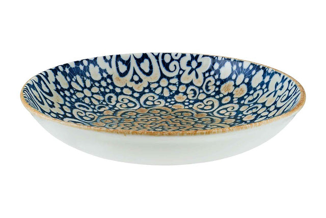 Round Bowl - Flared, 230Mm, Alhambra from Bonna. Patterns and with flared edges, made out of Ceramic and sold in boxes of 6. Hospitality quality at wholesale price with The Flying Fork!