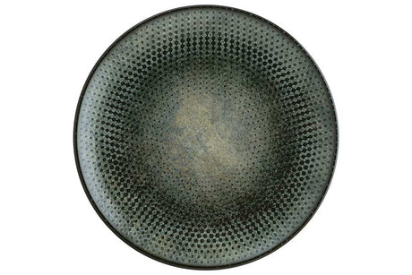 Round Coupe Plate - 210Mm, Lenta Olive from Bonna. Patterned, made out of Ceramic and sold in boxes of 12. Hospitality quality at wholesale price with The Flying Fork!