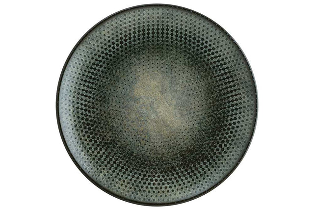 Round Coupe Plate - 270Mm, Lenta Olive from Bonna. Patterned, made out of Ceramic and sold in boxes of 12. Hospitality quality at wholesale price with The Flying Fork!