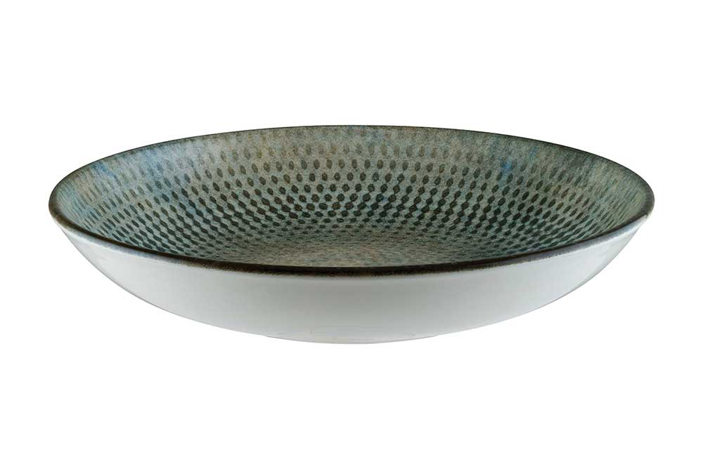 Round Bowl - Flared, 230Mm, Lenta from Bonna. Patterns and with flared edges, made out of Ceramic and sold in boxes of 6. Hospitality quality at wholesale price with The Flying Fork!