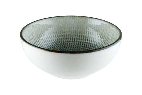 Round Deep Bowl - 130Mm, Lenta Olive from Bonna. Patterned and Deep, made out of Ceramic and sold in boxes of 12. Hospitality quality at wholesale price with The Flying Fork!