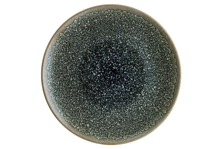 Round Coupe Plate - 210Mm, Thar Black from Bonna. Patterned, made out of Ceramic and sold in boxes of 12. Hospitality quality at wholesale price with The Flying Fork!