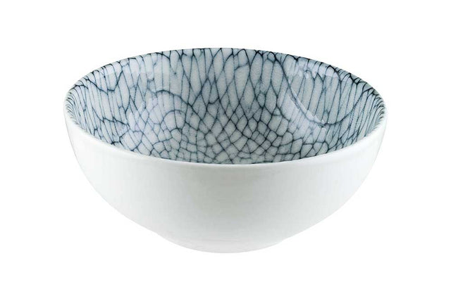 Round Deep Bowl - 130Mm, Mito Denim from Bonna. Patterned, made out of Ceramic and sold in boxes of 12. Hospitality quality at wholesale price with The Flying Fork!