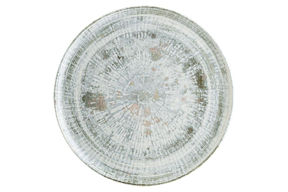 Round Platter - 320Mm, Odette from Bonna. Patterned, made out of Ceramic and sold in boxes of 6. Hospitality quality at wholesale price with The Flying Fork!