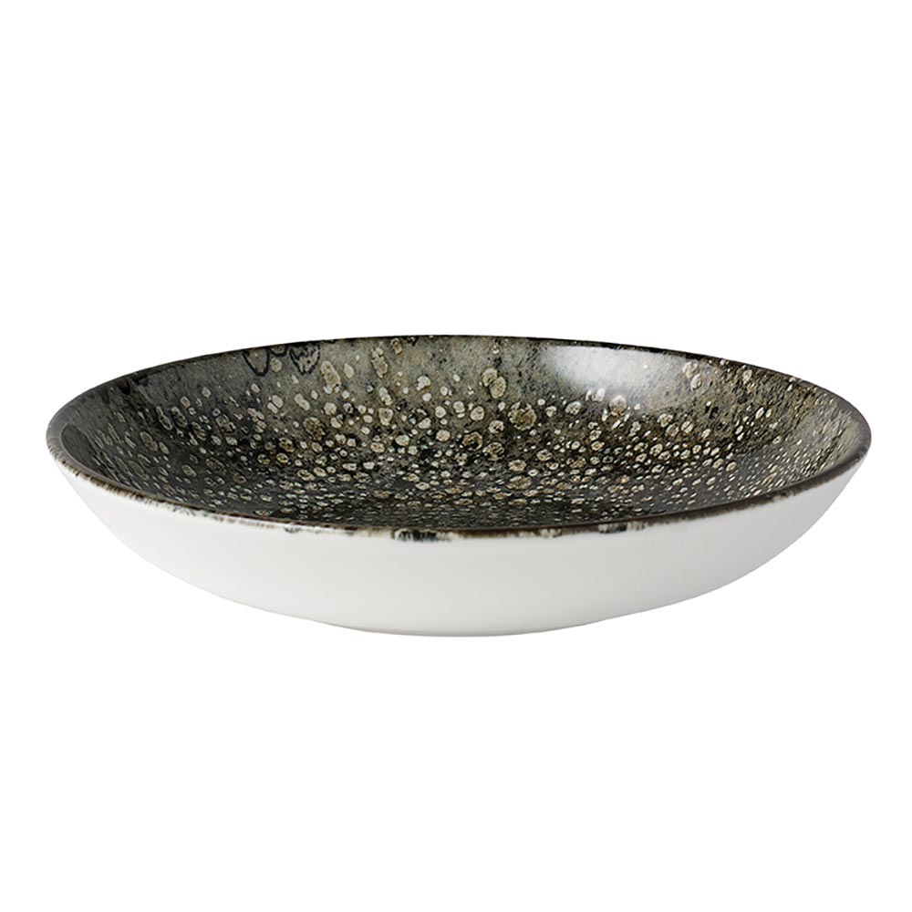 Round Bowl - Flared, 230Mm, Stella Wood from Bonna. Patterns and with flared edges, made out of Ceramic and sold in boxes of 6. Hospitality quality at wholesale price with The Flying Fork!