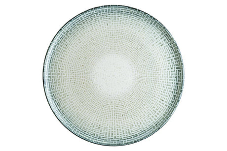 Round Platter - 320Mm, Maze from Bonna. Patterned, made out of Ceramic and sold in boxes of 6. Hospitality quality at wholesale price with The Flying Fork!