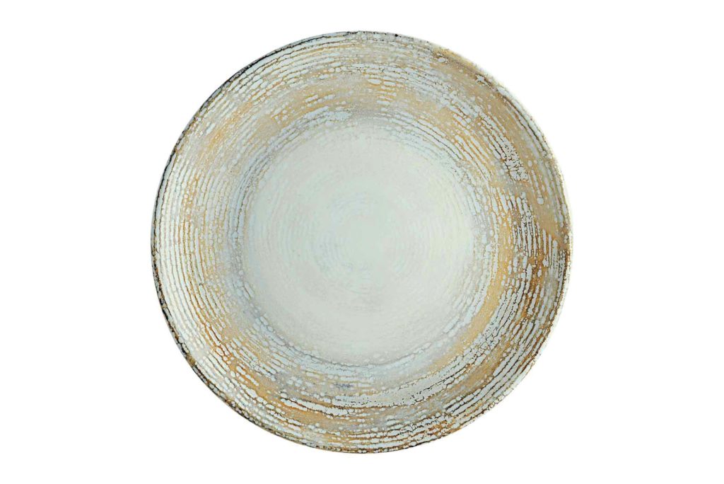 Round Coupe Plate - 210Mm, Patera from Bonna. Patterned, made out of Ceramic and sold in boxes of 12. Hospitality quality at wholesale price with The Flying Fork!