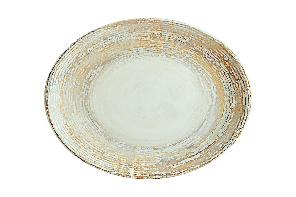 Oval Platter - 250Mm, Patera from Bonna. Patterned, made out of Ceramic and sold in boxes of 12. Hospitality quality at wholesale price with The Flying Fork!