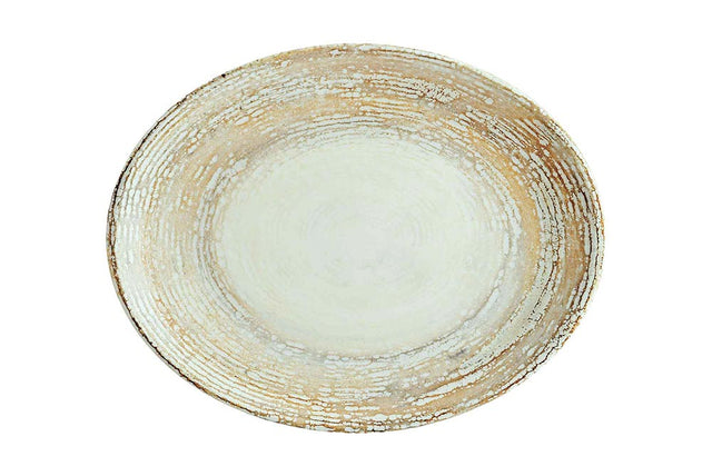 Oval Platter - 310Mm, Patera from Bonna. Patterned, made out of Ceramic and sold in boxes of 6. Hospitality quality at wholesale price with The Flying Fork!