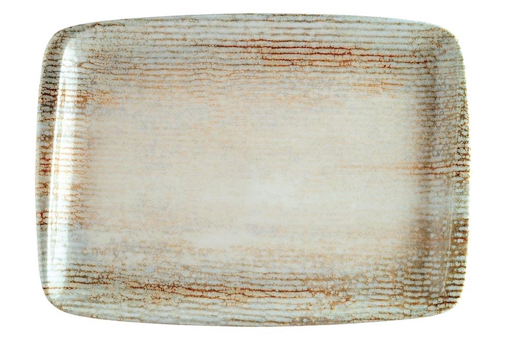 Rectangular Platter - 230Mm, Patera from Bonna. Patterned, made out of Ceramic and sold in boxes of 12. Hospitality quality at wholesale price with The Flying Fork!