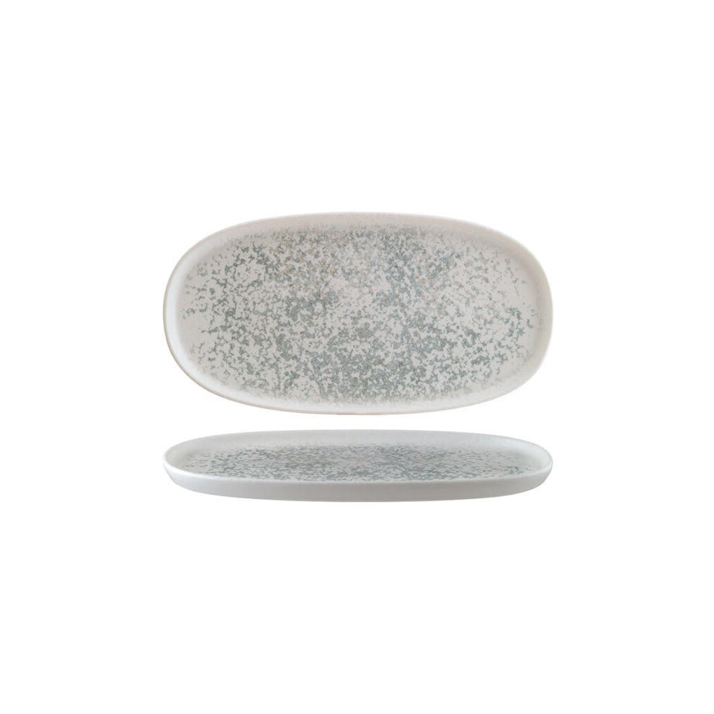 Oval Platter - Ocean Blue, 300x160x17mm from Bonna. Patterned, made out of Ceramic and sold in boxes of 6. Hospitality quality at wholesale price with The Flying Fork!