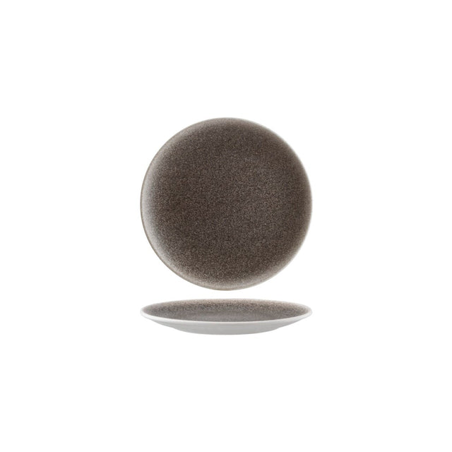 Round Plate -Wood, 210mm from Bonna. Patterned, made out of Ceramic and sold in boxes of 12. Hospitality quality at wholesale price with The Flying Fork!