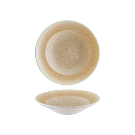 Round Bowl - Salmon, Flared, 240mm from Bonna. Flared edges, made out of Ceramic and sold in boxes of 6. Hospitality quality at wholesale price with The Flying Fork!