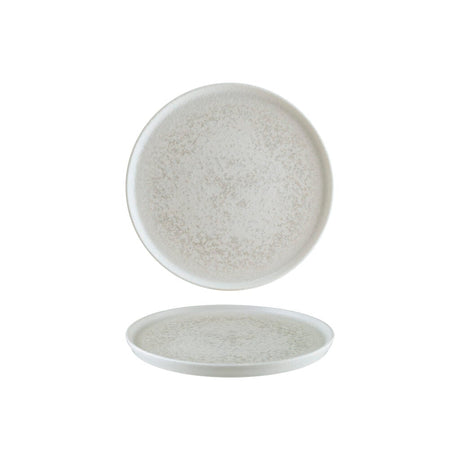Round Plate - White, 220x17mm from Bonna. Patterned, made out of Ceramic and sold in boxes of 6. Hospitality quality at wholesale price with The Flying Fork!