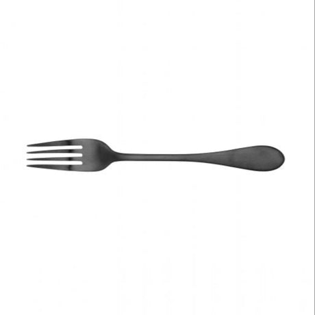 Dessert Fork - Soho Ink from tablekraft. made out of Stainless Steel and sold in boxes of 12. Hospitality quality at wholesale price with The Flying Fork!
