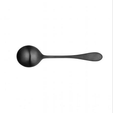 Soup Spoon - Soho Ink from tablekraft. made out of Stainless Steel and sold in boxes of 12. Hospitality quality at wholesale price with The Flying Fork!