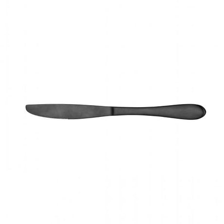 Dessert Knife - Soho Ink from tablekraft. made out of Stainless Steel and sold in boxes of 12. Hospitality quality at wholesale price with The Flying Fork!
