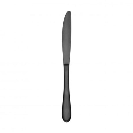 Table Knife - Soho Ink from tablekraft. made out of Stainless Steel and sold in boxes of 12. Hospitality quality at wholesale price with The Flying Fork!