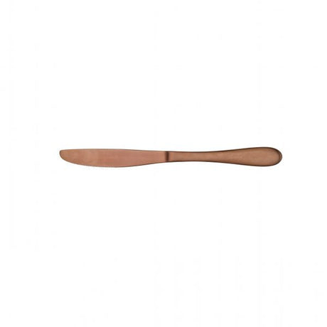 Dessert Knife - Soho Rose from tablekraft. made out of Stainless Steel and sold in boxes of 12. Hospitality quality at wholesale price with The Flying Fork!