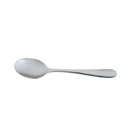 Dessert Spoon - Cortina from Trenton. made out of Stainless Steel and sold in boxes of 12. Hospitality quality at wholesale price with The Flying Fork!