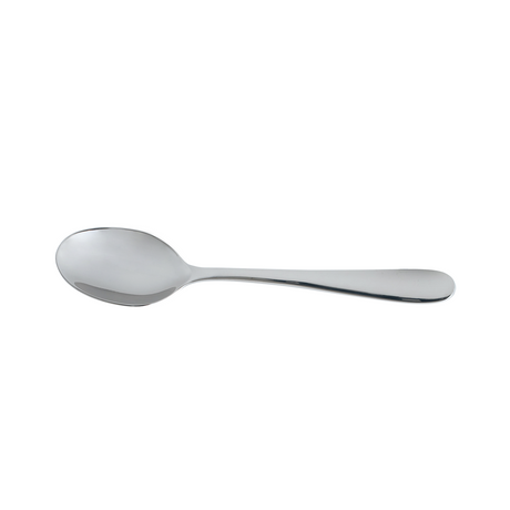 Dessert Spoon - Cortina from Trenton. made out of Stainless Steel and sold in boxes of 12. Hospitality quality at wholesale price with The Flying Fork! 