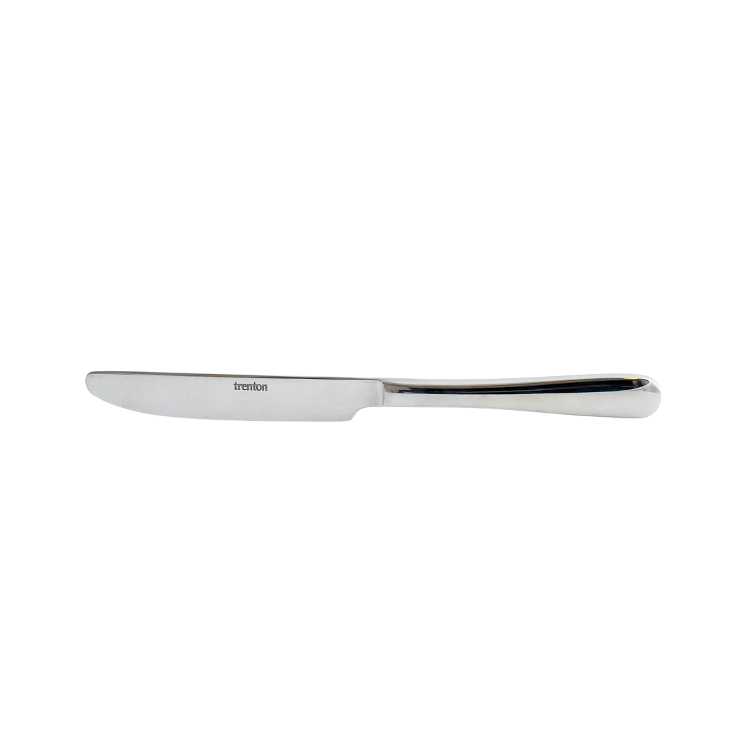 Dessert Knife - Cortina from Trenton. made out of Stainless Steel and sold in boxes of 12. Hospitality quality at wholesale price with The Flying Fork!