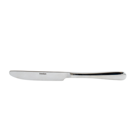 Table Knife - Cortina from Trenton. made out of Stainless Steel and sold in boxes of 12. Hospitality quality at wholesale price with The Flying Fork!