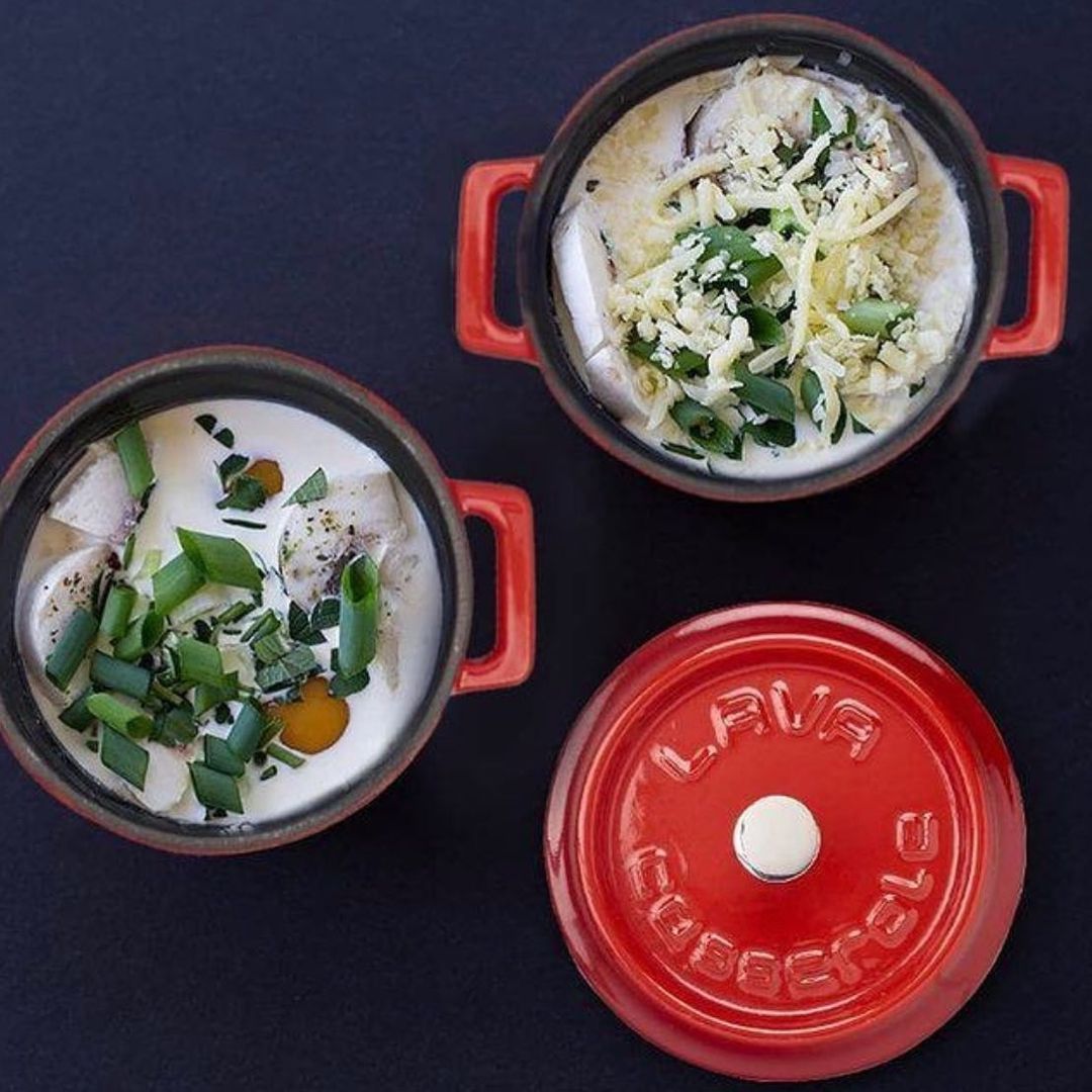 Mini Casserole with Lid - Cast Iron, 350Ml, Red