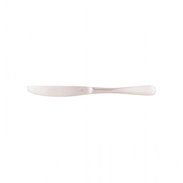 Table Knife- Cairo Satin from tablekraft. Satin Finish, made out of Stainless Steel and sold in boxes of 24. Hospitality quality at wholesale price with The Flying Fork!