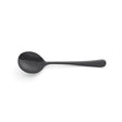 Soup Spoon - Matt Black, Austin from Amefa. Matt Finish, made out of Stainless Steel and sold in boxes of 12. Hospitality quality at wholesale price with The Flying Fork!