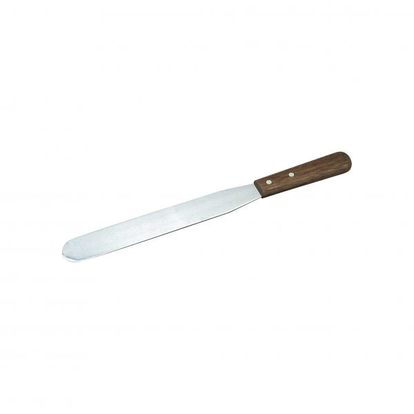 Spatula - 250x39mm, 10 Wood Handle from Chef Inox. made out of Stainless Steel and sold in boxes of 1. Hospitality quality at wholesale price with The Flying Fork!