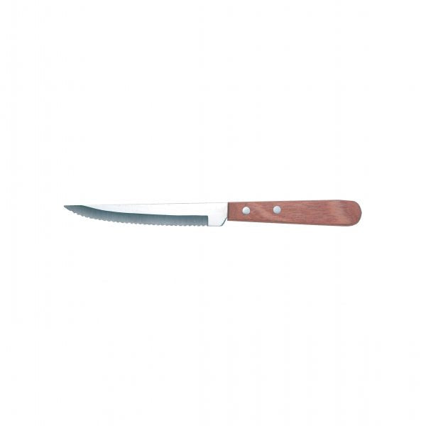Steak Knife, Pakkawood from tablekraft. made out of Stainless Steel and sold in boxes of 12. Hospitality quality at wholesale price with The Flying Fork!