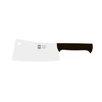 CLEAVER - PLASTIC HANDLE, BLACK, 250mm/1240gms (IP40028.25)