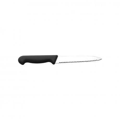 Tomato Knife - 130mm, Serrated Blade from Ivo. made out of Stainless Steel and sold in boxes of 1. Hospitality quality at wholesale price with The Flying Fork!