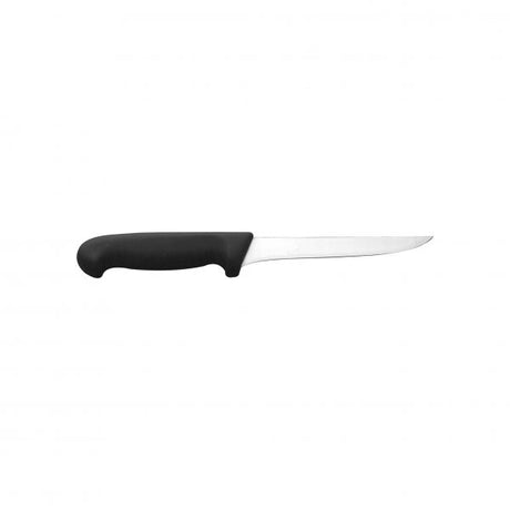Boning Knife - 150mm, Black, Straight from Ivo. made out of Stainless Steel and sold in boxes of 1. Hospitality quality at wholesale price with The Flying Fork!