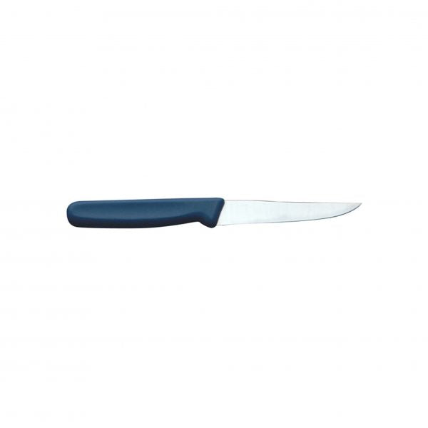 Paring Knife - 100mm, Blue from Ivo. made out of Stainless Steel and sold in boxes of 1. Hospitality quality at wholesale price with The Flying Fork!