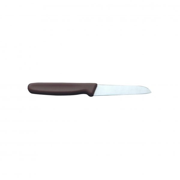 Paring Knife - 100mm, Brown from Ivo. made out of Stainless Steel and sold in boxes of 1. Hospitality quality at wholesale price with The Flying Fork!