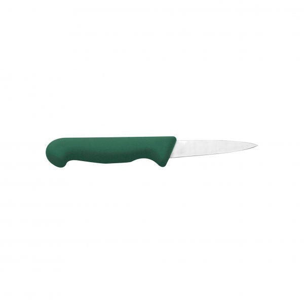 Paring Knife - 90mm, Green from Ivo. made out of Stainless Steel and sold in boxes of 1. Hospitality quality at wholesale price with The Flying Fork!