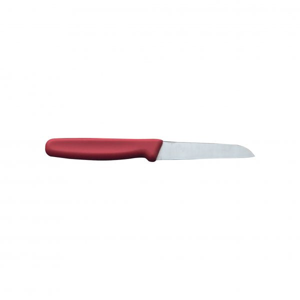 Paring Knife - 90mm, Red from Ivo. made out of Stainless Steel and sold in boxes of 1. Hospitality quality at wholesale price with The Flying Fork!