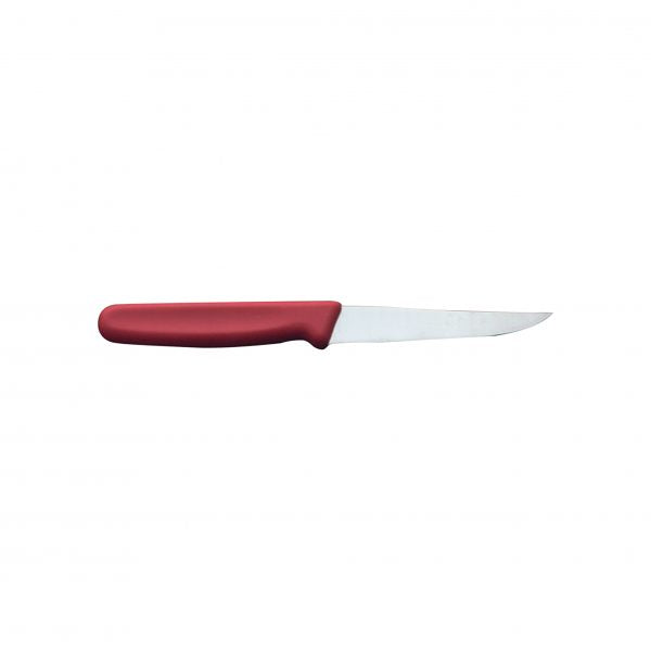 Paring Knife - 100mm, Red from Ivo. made out of Stainless Steel and sold in boxes of 1. Hospitality quality at wholesale price with The Flying Fork!