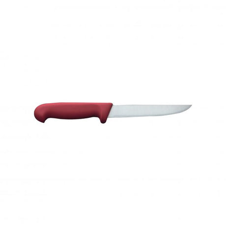 Boning Knife - 150mm, Red, Straight from Ivo. made out of Stainless Steel and sold in boxes of 1. Hospitality quality at wholesale price with The Flying Fork!