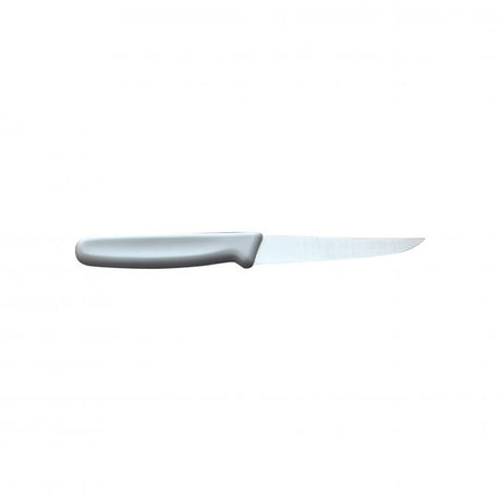 Paring Knife - 100mm, White from Ivo. made out of Stainless Steel and sold in boxes of 1. Hospitality quality at wholesale price with The Flying Fork!