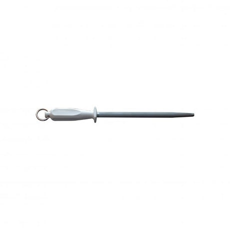 Sharpening Steel - 250mm, White from Ivo. made out of Stainless Steel and sold in boxes of 1. Hospitality quality at wholesale price with The Flying Fork!