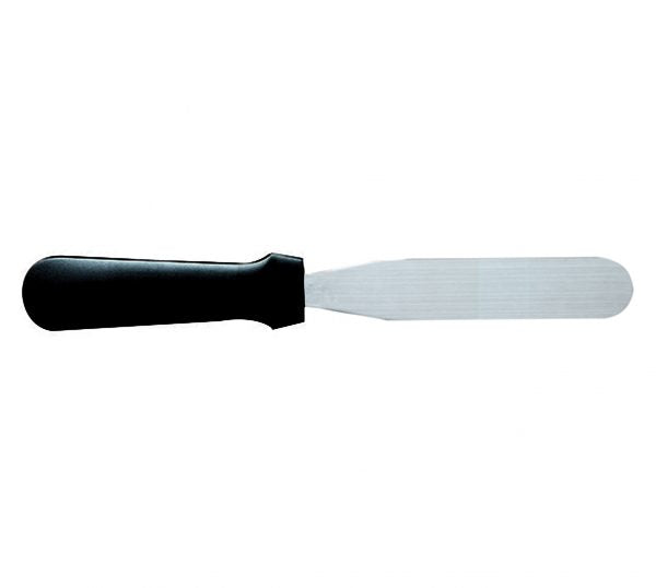 Spatula Black Handle - 150mm from Ivo. made out of Stainless Steel and sold in boxes of 1. Hospitality quality at wholesale price with The Flying Fork!