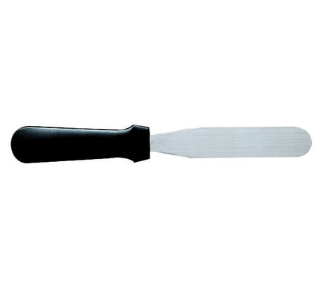 Spatula Black Handle - 150mm from Ivo. made out of Stainless Steel and sold in boxes of 1. Hospitality quality at wholesale price with The Flying Fork!
