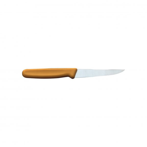 Paring Knife - 100mm, Yellow from Ivo. made out of Stainless Steel and sold in boxes of 1. Hospitality quality at wholesale price with The Flying Fork!
