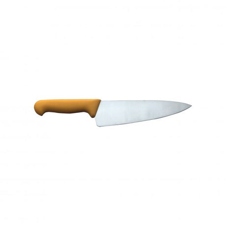 Chefs Knife - 200mm, Yellow from Ivo. made out of Stainless Steel and sold in boxes of 1. Hospitality quality at wholesale price with The Flying Fork!