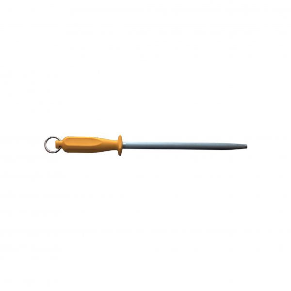 Sharpening Steel - 250mm, Yellow from Ivo. made out of Stainless Steel and sold in boxes of 1. Hospitality quality at wholesale price with The Flying Fork!
