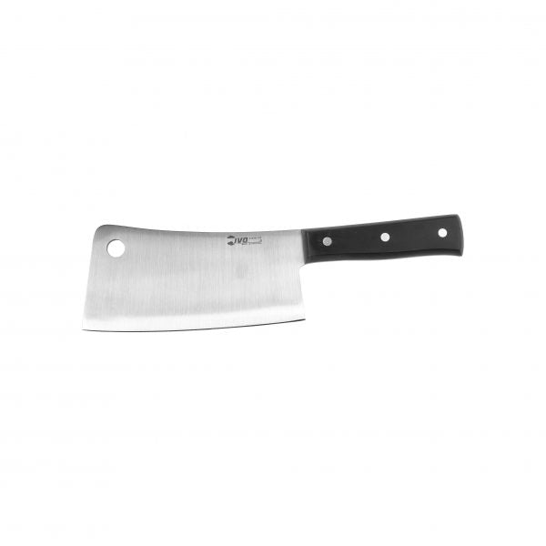Cleaver - 180mm, Straight Handle from Ivo. made out of Stainless Steel and sold in boxes of 1. Hospitality quality at wholesale price with The Flying Fork!